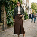 Satin Midi Skirt