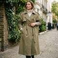 Oversized Khaki Trench Coat