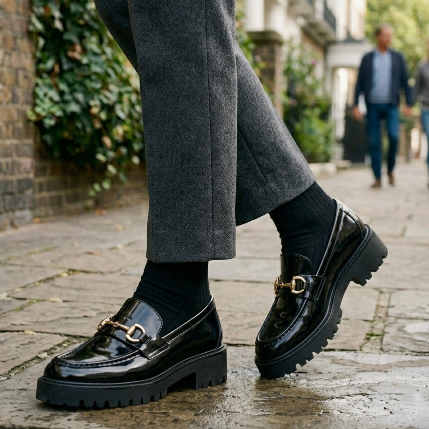 Chunky Sole Loafers