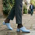 Square-Toe Mules