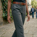 Leather Belt with Vintage Buckle